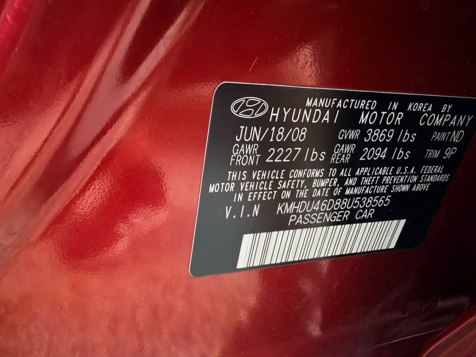 2008 Hyundi Elantra - Image 5